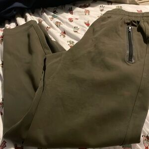 olive colored joggers ~~ like new
